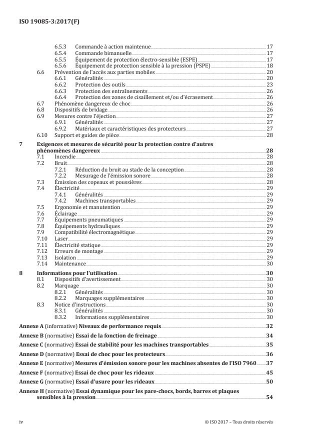 ISO 19085-3:2017 ISO 19085-3:2017 - Machines a bois -- Sécurité - Page 4 preview