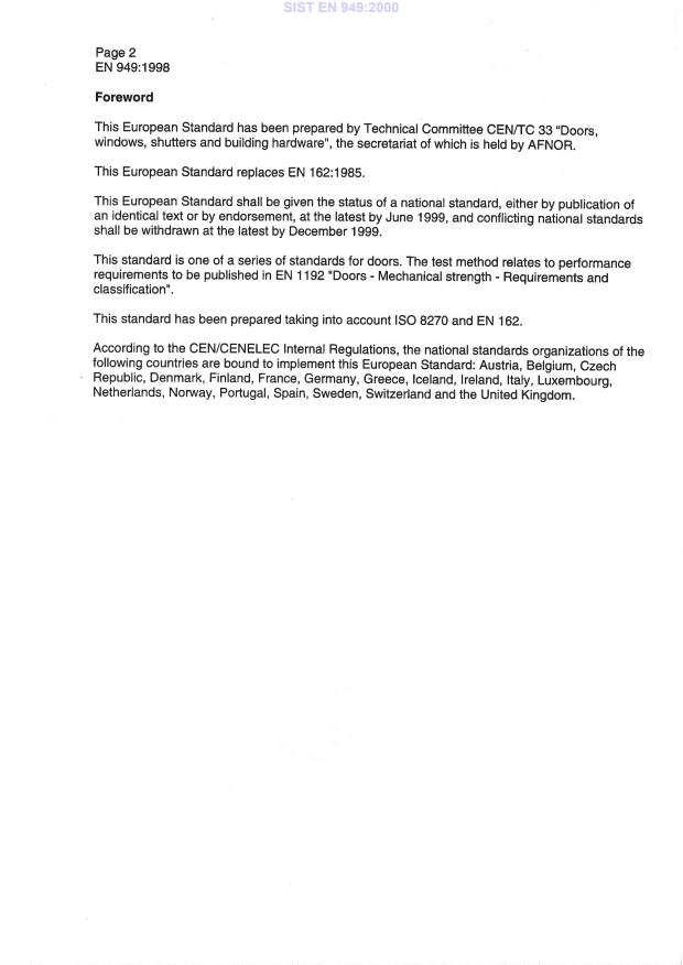 EN 949:1998 EN 949:2000 - Page 4 preview