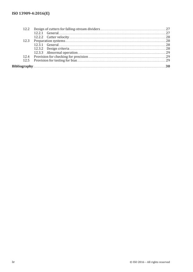 ISO 13909-4:2016 ISO 13909-4:2016 - Hard coal and coke -- Mechanical sampling - Page 4 preview