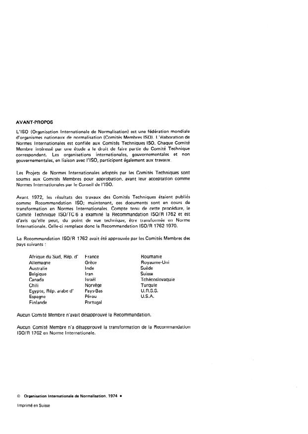 ISO 1762:1974 ISO 1762:1974 - Pâtes -- Détermination des cendres - Page 2 preview