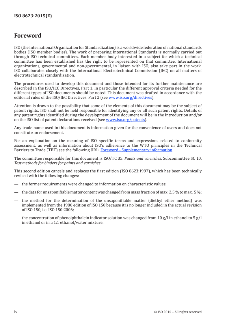 ISO 8623:2015 ISO 8623:2015 - Tall-oil fatty acids for paints and varnishes — Test methods and characteristic values
Released:8/13/2015 - Page 4 preview