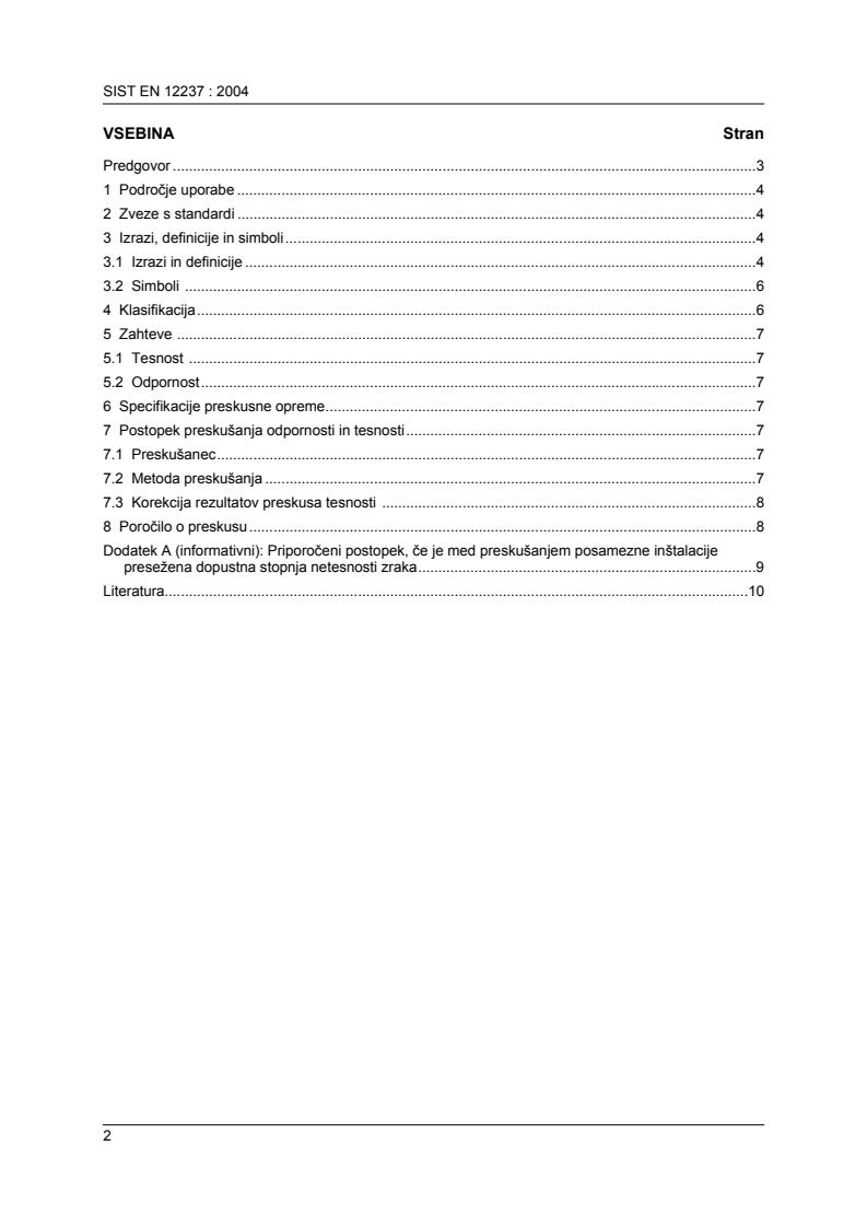 SIST EN 12237:2004 SIST EN 12237:2004 - Page 4 preview