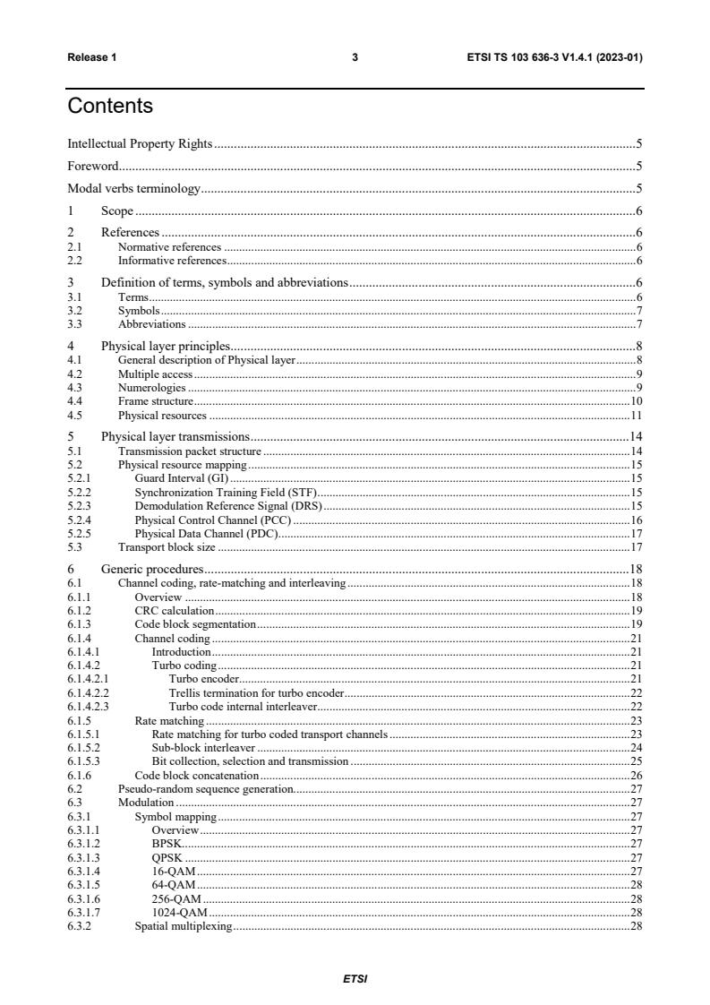 ETSI TS 103 636-3 V1.4.1 (2023-01) - DECT-2020 New Radio (NR); Part 3: Physical layer; Release 1