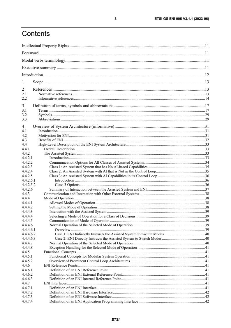 ETSI GS ENI 005 V3.1.1 (2023-06) - Experiential Networked Intelligence (ENI); System Architecture