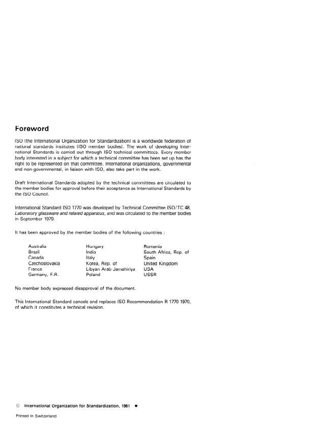 ISO 1770:1981 ISO 1770:1981 - Solid-stem general purpose thermometers - Page 2 preview