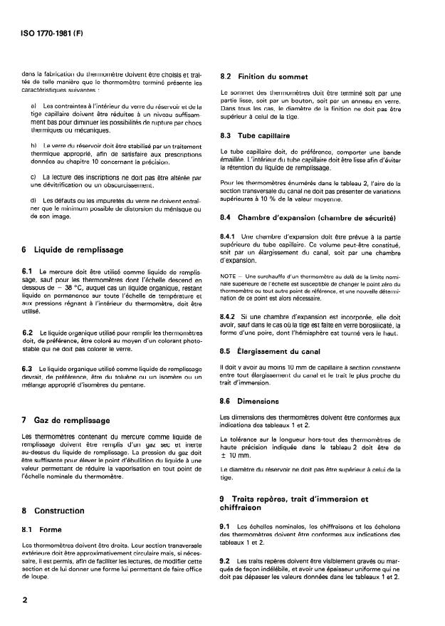 ISO 1770:1981 ISO 1770:1981 - Thermometres sur tige d'usage général - Page 4 preview