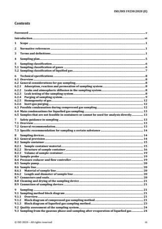 ISO/FDIS 19230:Version 24-apr-2020 - Gas analysis -- Sampling guidelines