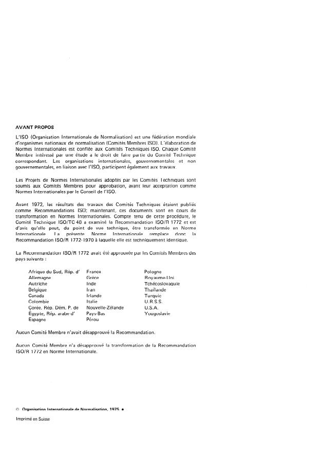 SIST ISO 1772:1995 ISO 1772:1975 - Creusets de laboratoire en porcelaine et en silice - Page 2 preview