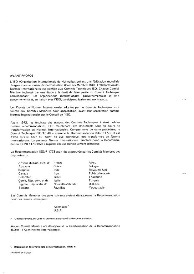 ISO 1773:1976 ISO 1773:1976 - Verrerie de laboratoire -- Fioles coniques et ballons (a col étroit) - Page 2 preview