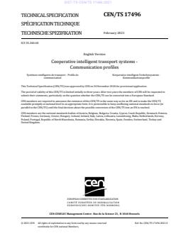 TS CEN/TS 17496:2021 - Page 3 preview