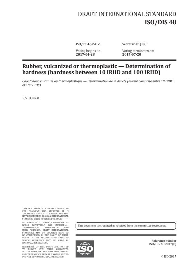 ISO/DIS 48