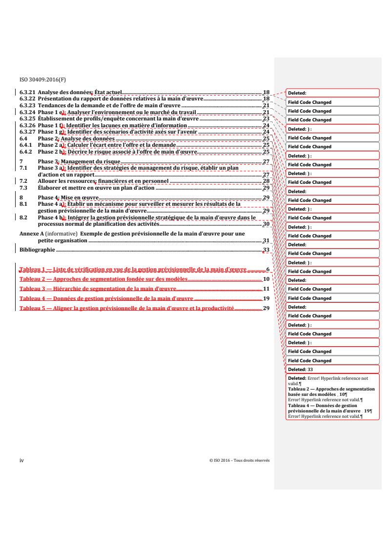 ISO 30409:2016 REDLINE ISO 30409:2016 - Human resource management — Workforce planning
Released:10/10/2016 - Page 4 preview