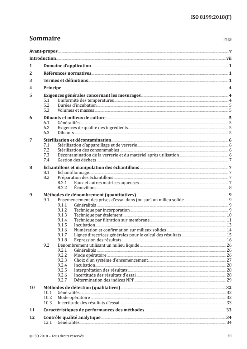 ISO 8199:2018 - Qualité de l’eau — Exigences et lignes directrices générales pour les examens microbiologiques sur milieu de culture
Released:10/1/2018