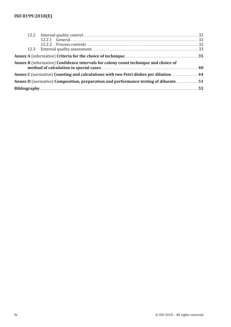 ISO 8199:2018 ISO 8199:2018 - Water quality — General requirements and guidance for microbiological examinations by culture
Released:10/1/2018 - Page 4 preview