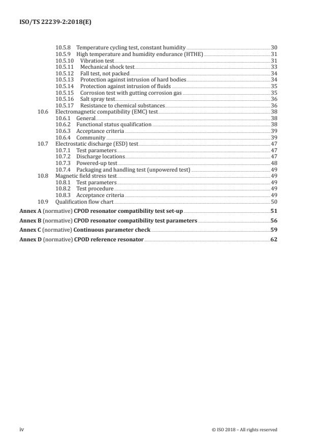 ISO/TS 22239-2:2018 ISO/TS 22239-2:2018 - Road vehicles -- Child seat presence and orientation detection system (CPOD) - Page 4 preview