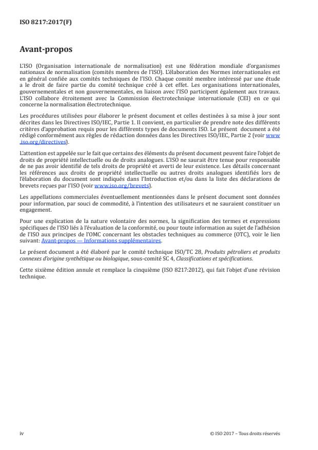 ISO 8217:2017 ISO 8217:2017 - Produits pétroliers -- Combustibles (classe F) -- Spécifications des combustibles pour la marine - Page 4 preview