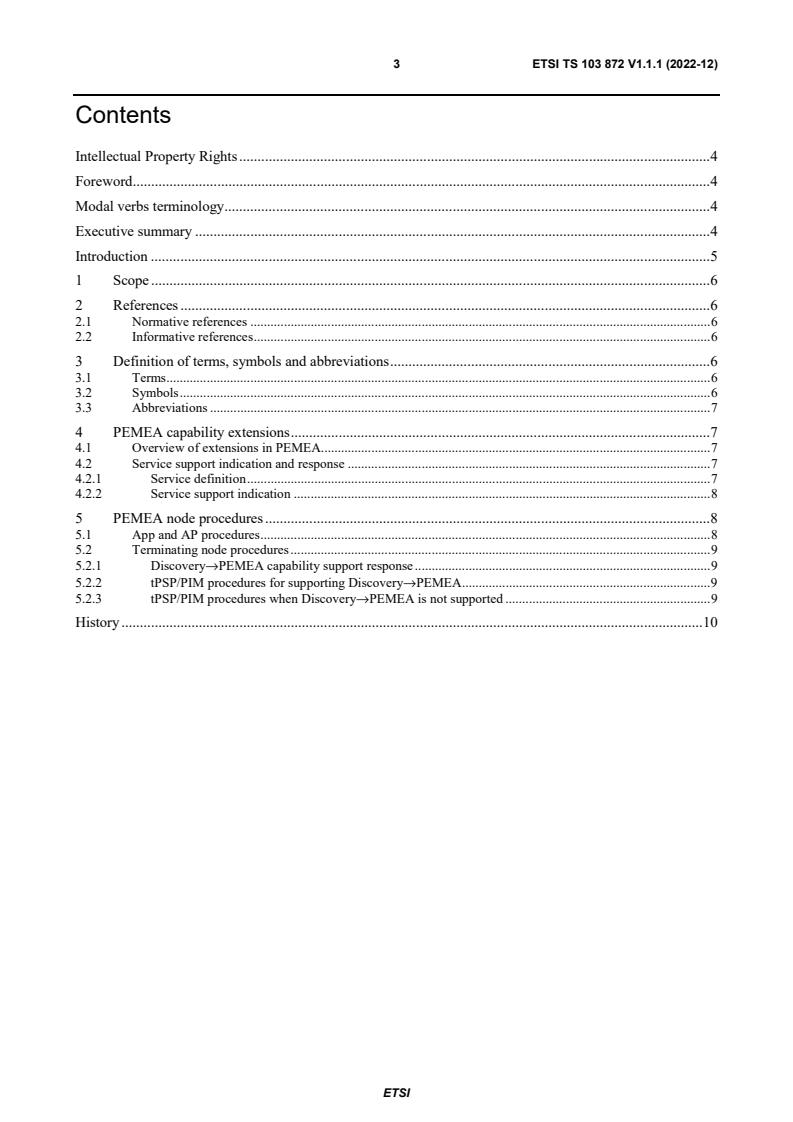 ETSI TS 103 872 V1.1.1 (2022-12) - Emergency Communications (EMTEL); PEMEA Service Discovery Extension