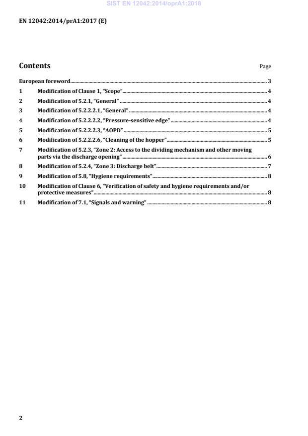EN 12042:2014/FprA1 EN 12042:2014/oprA1:2018 - BARVE - Page 4 preview
