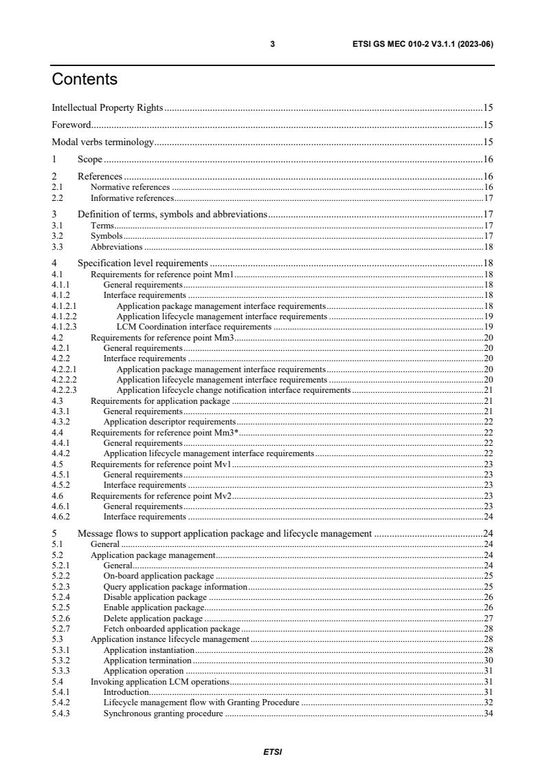 ETSI GS MEC 010-2 V3.1.1 (2023-06) - Multi-access Edge Computing (MEC); MEC Management; Part 2: Application lifecycle, rules and requirements management