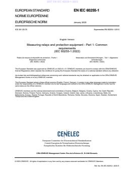 EN IEC 60255-1:2023 EN IEC 60255-1:2023 - Page 3 preview