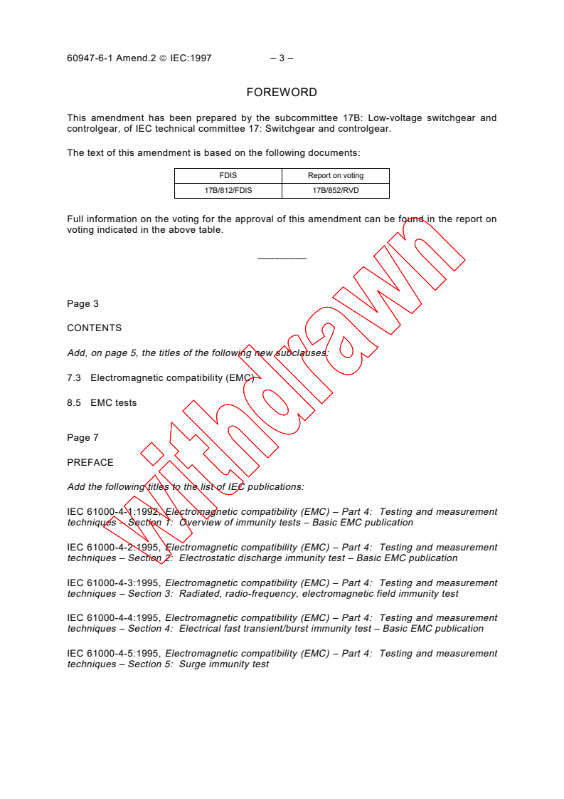 IEC 60947-6-1:1989/AMD2:1997 - Amendment 2 - Low-voltage switchgear and controlgear. Part 6: Multiple function equipment - Section One: Automatic transfer switching equipment
Released:9/17/1997
Isbn:2831840155