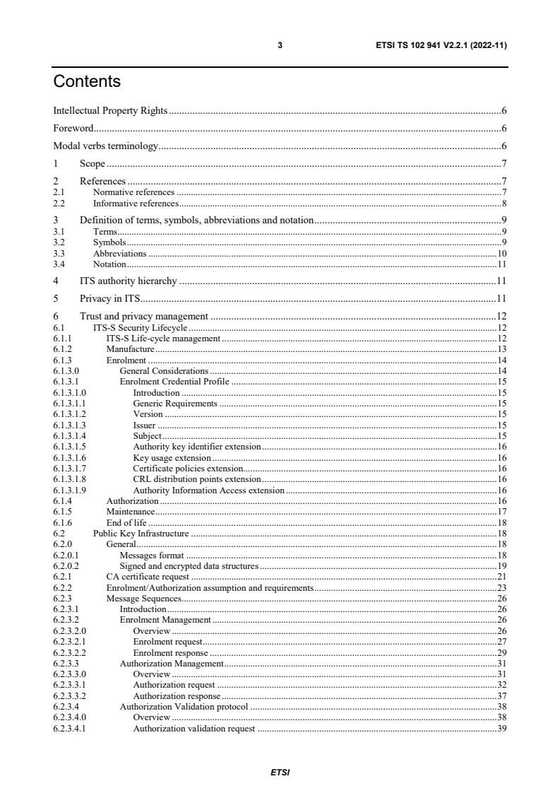 ETSI TS 102 941 V2.2.1 (2022-11) - Intelligent Transport Systems (ITS); Security; Trust and Privacy Management; Release 2
