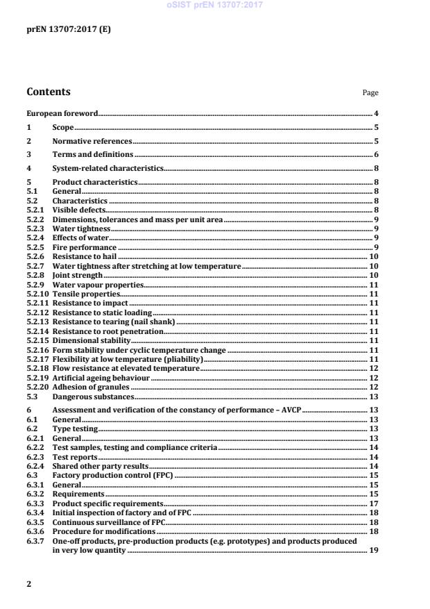 kSIST FprEN 13707:2018 oSIST prEN 13707:2017 - Page 4 preview
