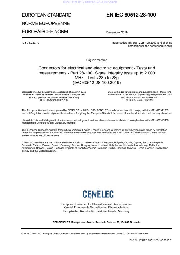 EN IEC 60512-28-100:2020 - BARVE