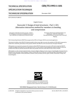 CEN/TS 1993-1-101:2022 TS CEN/TS 1993-1-101:2023 - Page 3 preview