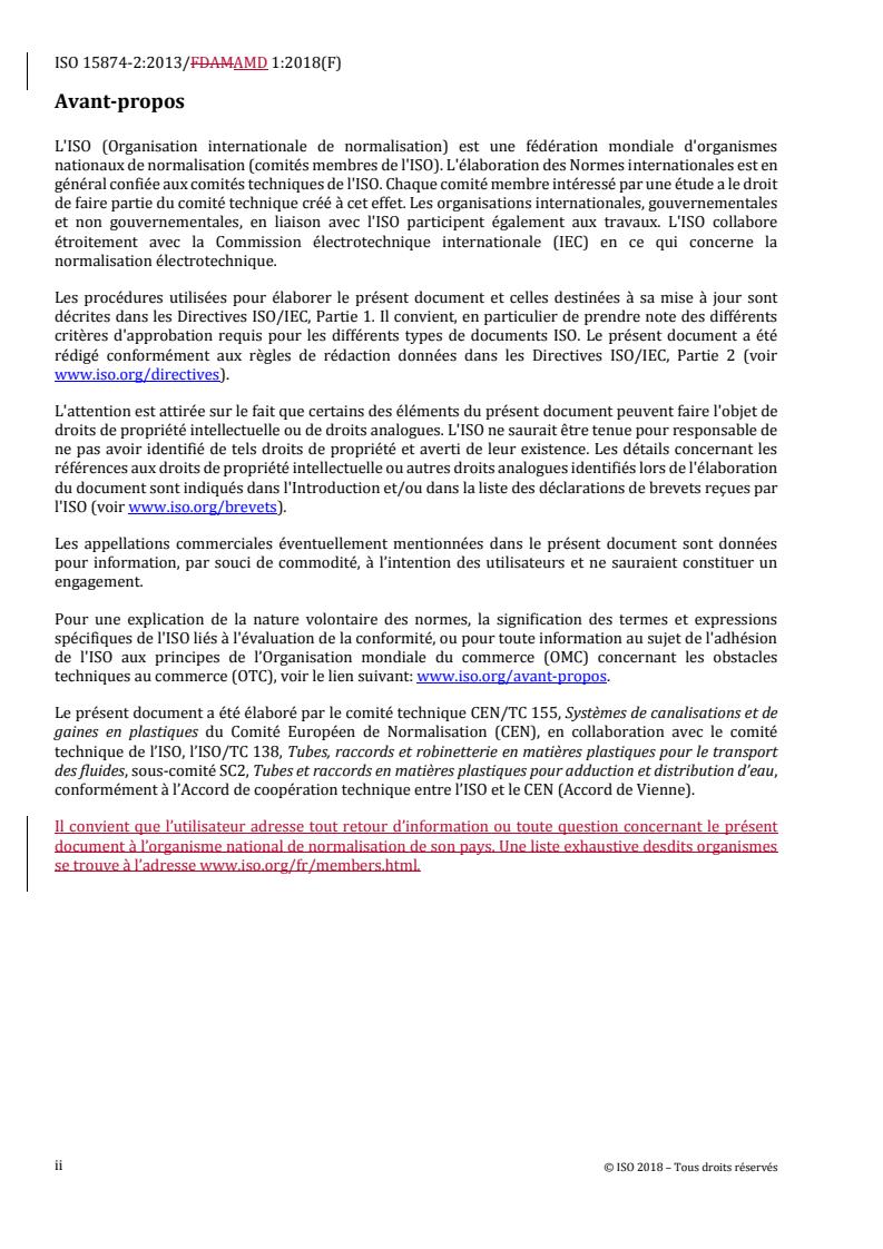 ISO 15874-2:2013/Amd 1:2018 REDLINE ISO 15874-2:2013/Amd 1:2018 - Plastics piping systems for hot and cold water installations — Polypropylene (PP) — Part 2: Pipes — Amendment 1
Released:6/25/2018 - Page 2 preview