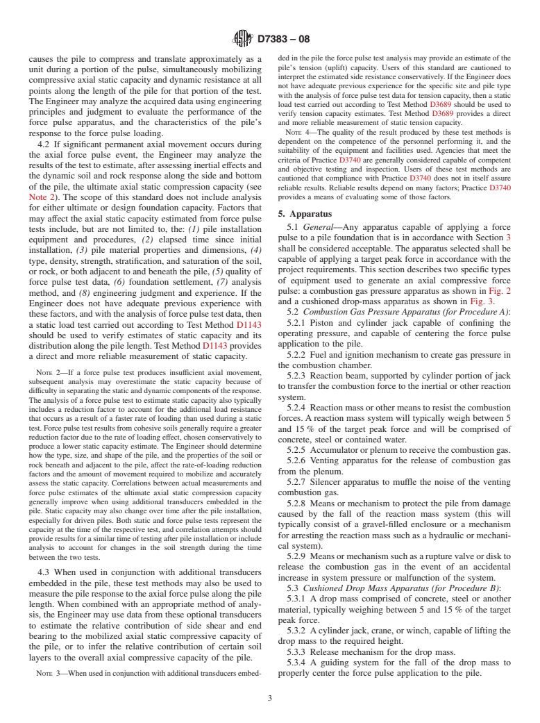 ASTM D7383-08 - Standard Test Methods for Axial Compressive Force Pulse (Rapid) Testing of Deep Foundations