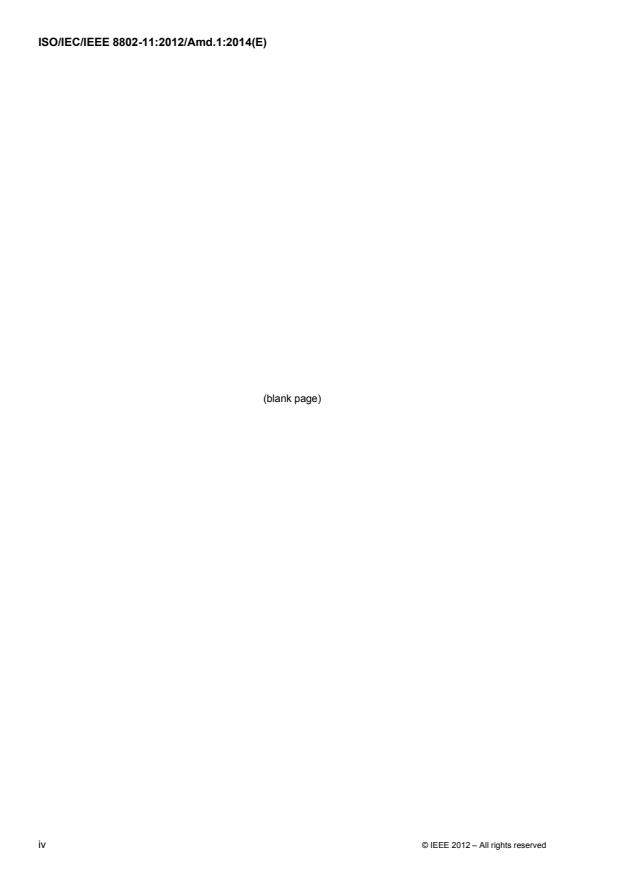 ISO/IEC/IEEE 8802-11:2012/Amd 1:2014 ISO/IEC/IEEE 8802-11:2012/Amd 1:2014 - Prioritization of management frames (adoption of IEEE Std 802-11ae-2012) - Page 4 preview
