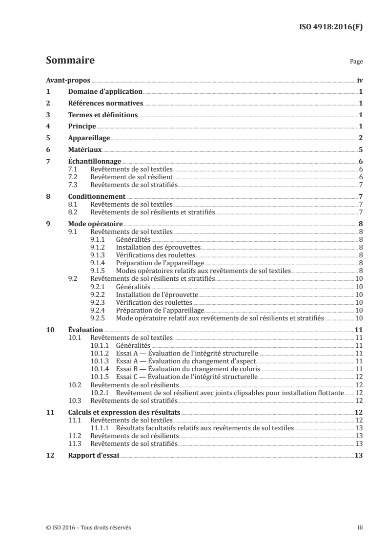ISO 4918:2016 - Revêtements de sol textiles, résilients ou stratifiés — Essai à l'appareil à roulettes
Released:5/6/2021