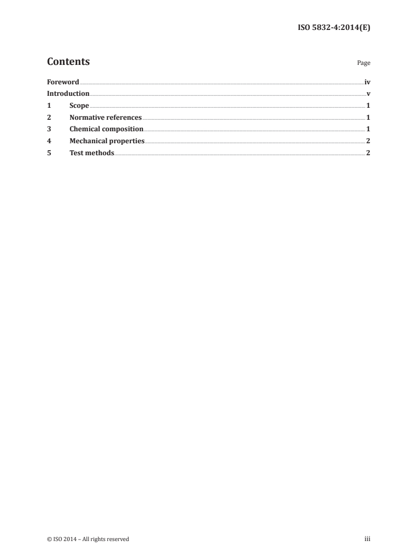 ISO 5832-4:2014 - Implants for surgery — Metallic materials — Part 4: Cobalt-chromium-molybdenum casting alloy
Released:9/9/2014