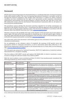 ISO 28597:2017 - Acceptance sampling procedures by attributes — Specified quality levels in nonconforming items per million
Released:23. 10. 2017 - Page 4 preview