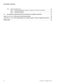 ISO 28598-1:2017 - Acceptance sampling procedures based on the allocation of priorities principle (APP) — Part 1: Guidelines for the APP approach
Released:23. 10. 2017 - Page 4 preview