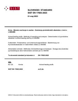 EN 17683:2023 EN 17683:2023 - BARVE - Page 1 preview