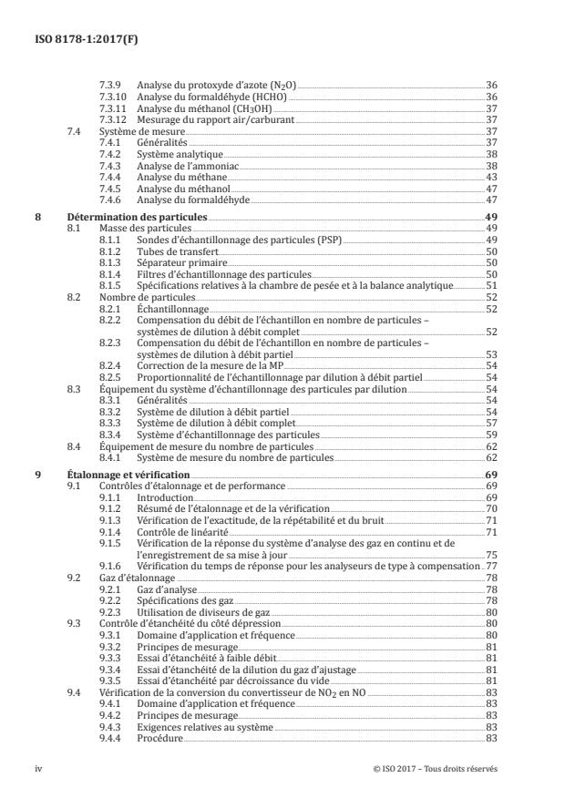ISO 8178-1:2017 ISO 8178-1:2017 - Moteurs alternatifs a combustion interne -- Mesurage des émissions de gaz d'échappement - Page 4 preview
