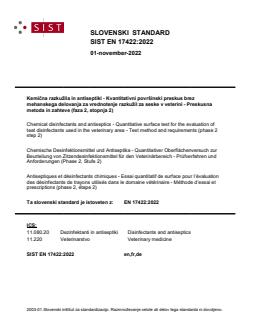 EN 17422:2022 - Page 1 preview