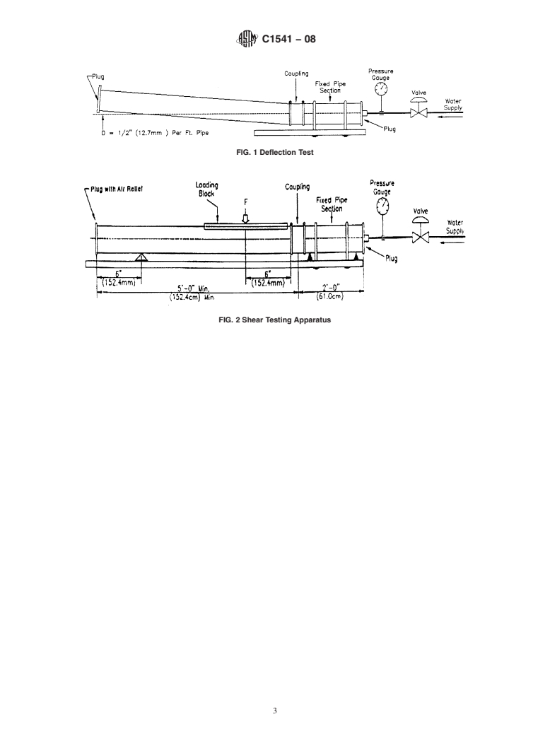 ASTM C1541-08 - Standard Specification for Shielded Transition Couplings Using Flexible Poly Vinyl Chloride (PVC) Gaskets to Connect Dissimilar DWV Pipe and Fittings