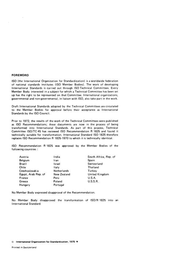 ISO 1825:1975 ISO 1825:1975 - Rubber hoses for aircraft ground fuelling without static conducting wire - Page 2 preview