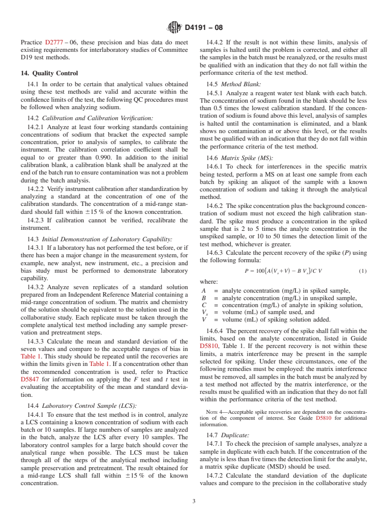 ASTM D4191-08 - Standard Test Method for  Sodium in Water by Atomic Absorption Spectrophotometry