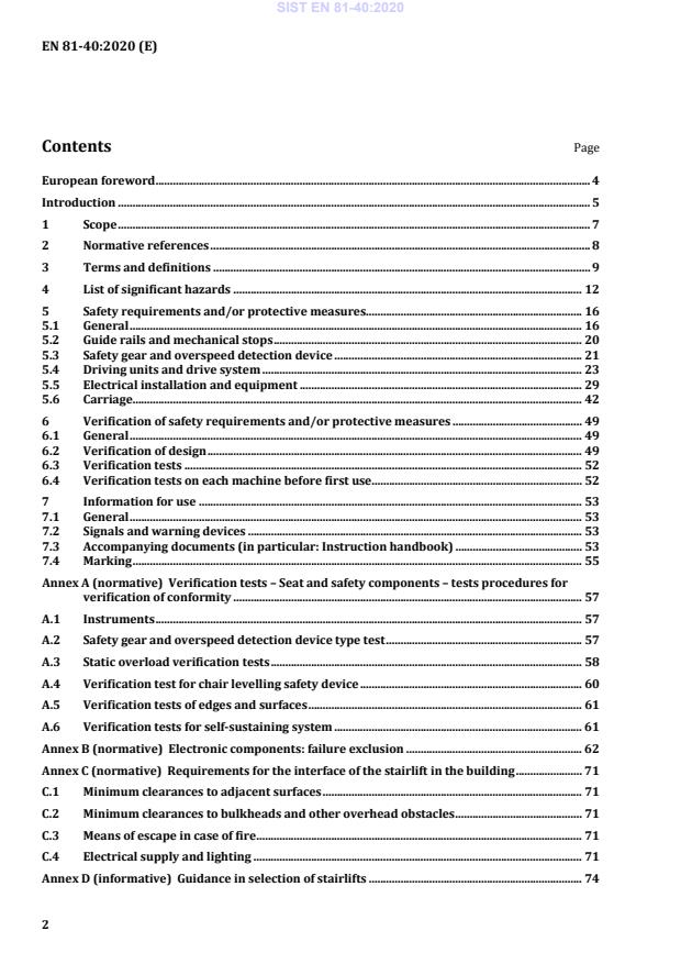 EN 81-40:2020 EN 81-40:2020 - Page 4 preview