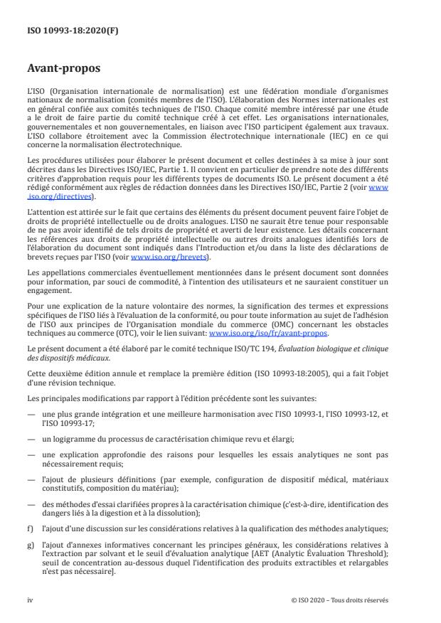 ISO 10993-18:2020 ISO 10993-18:2020 - Évaluation biologique des dispositifs médicaux - Page 4 preview