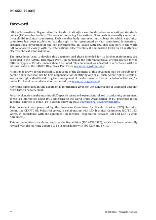 ISO 6553:2016 ISO 6553:2016 - Automatic steam traps -- Marking - Page 4 preview