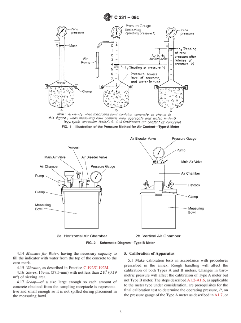 ASTM C231-08c - Standard Test Method for  Air Content of Freshly Mixed Concrete by the Pressure Method