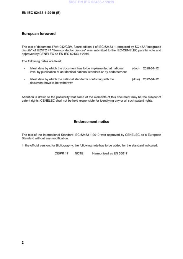 SIST EN IEC 62433-1:2019 SIST EN IEC 62433-1:2019 - BARVE - Page 4 preview