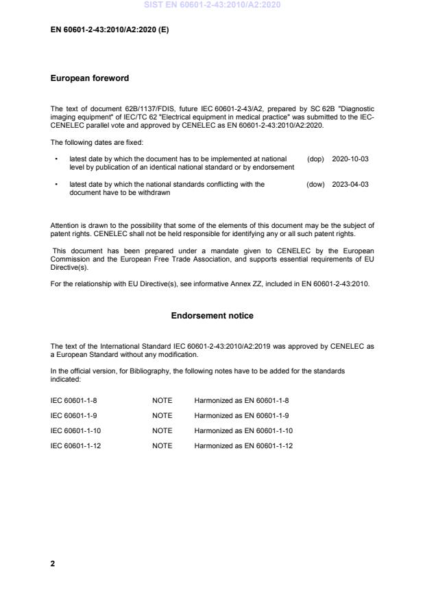 SIST EN 60601-2-43:2010/A2:2020 SIST EN 60601-2-43:2010/A2:2020 - BARVE - Page 4 preview