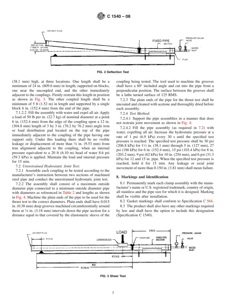 ASTM C1540-08 - Standard Specification for Heavy Duty Shielded Couplings Joining Hubless Cast Iron Soil Pipe and Fittings