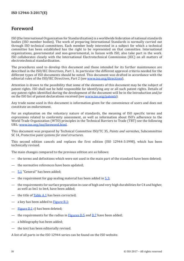ISO 12944-3:2017 ISO 12944-3:2017 - Paints and varnishes -- Corrosion protection of steel structures by protective paint systems - Page 4 preview